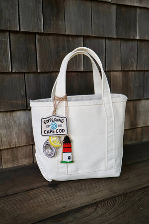 Entering Cape Cod Hand-Beaded Bag Charm