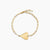 Amaya Heart Bracelet: 14k Gold Plated - Abigail Fox Designs