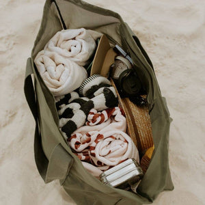 Beach Hauler™ Mesh Beach Bag - Pandanus - Abigail Fox Designs Nantucket