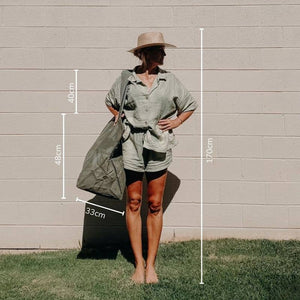 Beach Hauler™ Mesh Beach Bag - Pandanus - Abigail Fox Designs Nantucket