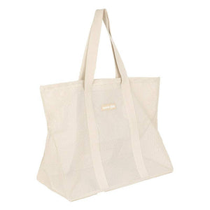 Beach Hauler™ Mesh Beach Bag - Sand - Abigail Fox Designs Nantucket
