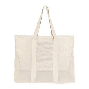 Beach Hauler™ Mesh Beach Bag - Sand - Abigail Fox Designs Nantucket