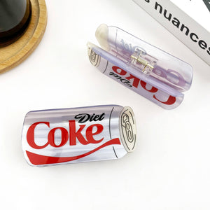 Diet Coke Bottle Hair Claw Clip, Fun Acetate Hair Accessory - Abigail Fox Designs Nantucket