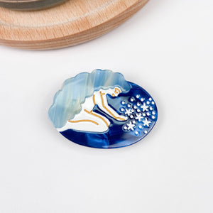Elegant Mermaid Hair Clip - Abigail Fox Designs Nantucket