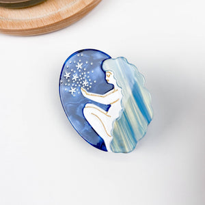 Elegant Mermaid Hair Clip - Abigail Fox Designs Nantucket