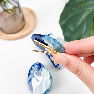 Elegant Mermaid Hair Clip - Abigail Fox Designs Nantucket