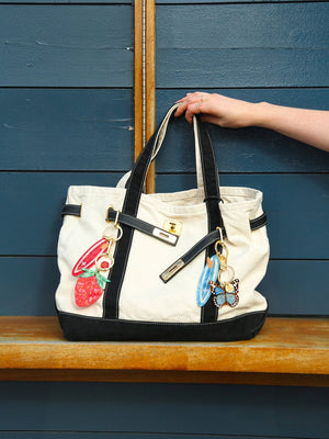 Hand-painted Strawberry Keychain | Eco-Friendly - Abigail Fox Designs Nantucket