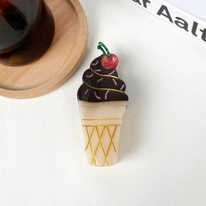 Ice Cream Acetate Hair Clip - Abigail Fox Designs Nantucket
