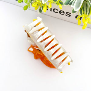 Sleeping Orange Fox Claw Clip - Abigail Fox Designs Nantucket