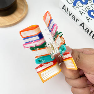 Stack of Books Hair Clip - Abigail Fox Designs Nantucket