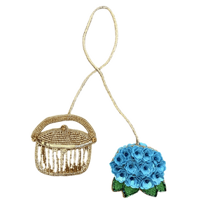 The Hydrangea Bag Charm - Abigail Fox Designs Nantucket