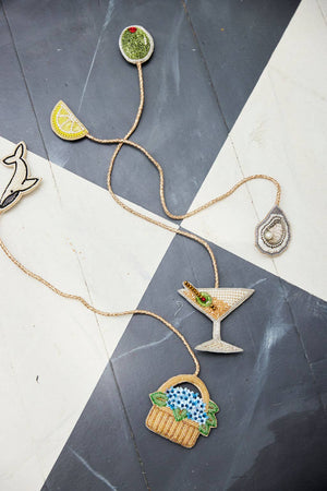 The Hydrangea Basket Bag Charm - Abigail Fox Designs Nantucket