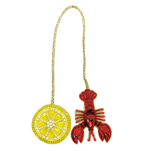 The Lobster Bag Charm - Abigail Fox Designs Nantucket