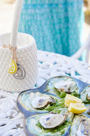 The Oyster Bag Charm - Abigail Fox Designs Nantucket
