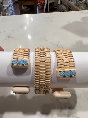Assorted Woven Nantucket Basket Style Bracelet Cuff - Abigail Fox Designs