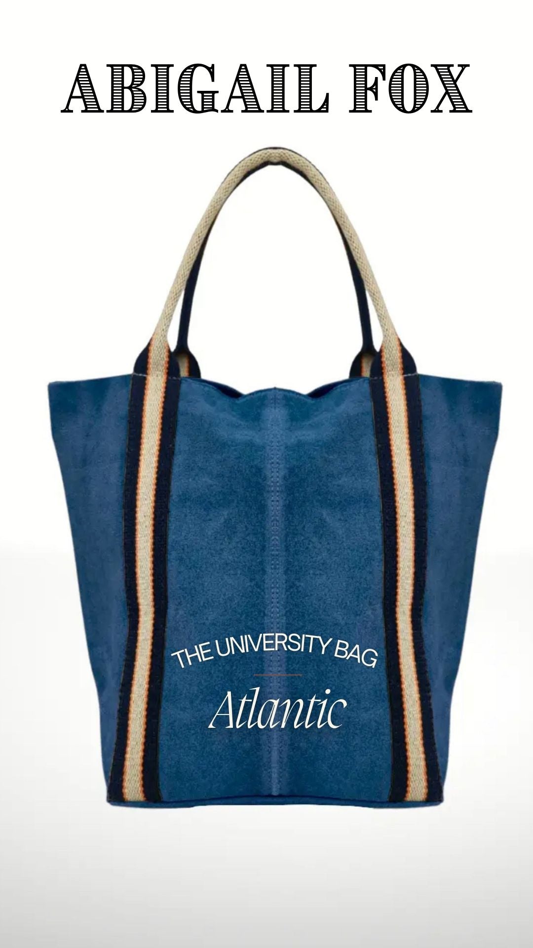 Fall Must Have- The Abigail Fox Suede University Tote - Abigail Fox Designs