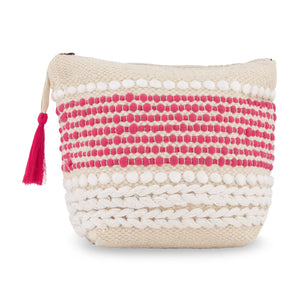 Saline Zip Pouch Pink