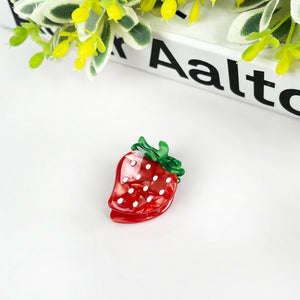 2PCS Strawberry Mini Hair Clip - Abigail Fox Designs Nantucket
