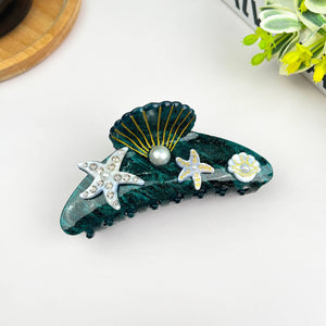 4.1'' Starfish Claw Clip,Undersea World Series Hair Clip - Abigail Fox Designs Nantucket
