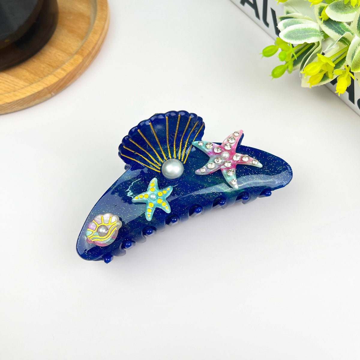 4.1'' Starfish Claw Clip,Undersea World Series Hair Clip - Abigail Fox Designs Nantucket