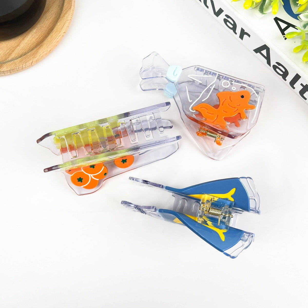 Bag-shaped Hair Clip - Abigail Fox Designs Nantucket