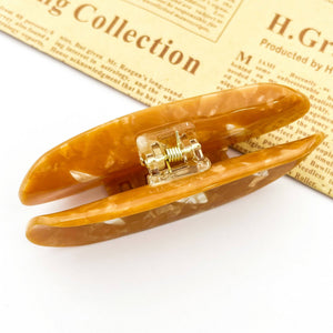 Baguette Shaped Hair Clip, Bread-Inspired Hair Claw Clip - Abigail Fox Designs Nantucket