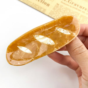 Baguette Shaped Hair Clip, Bread-Inspired Hair Claw Clip - Abigail Fox Designs Nantucket