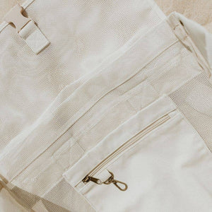 Beach Hauler™ Mesh Backpack - Sand - Abigail Fox Designs Nantucket