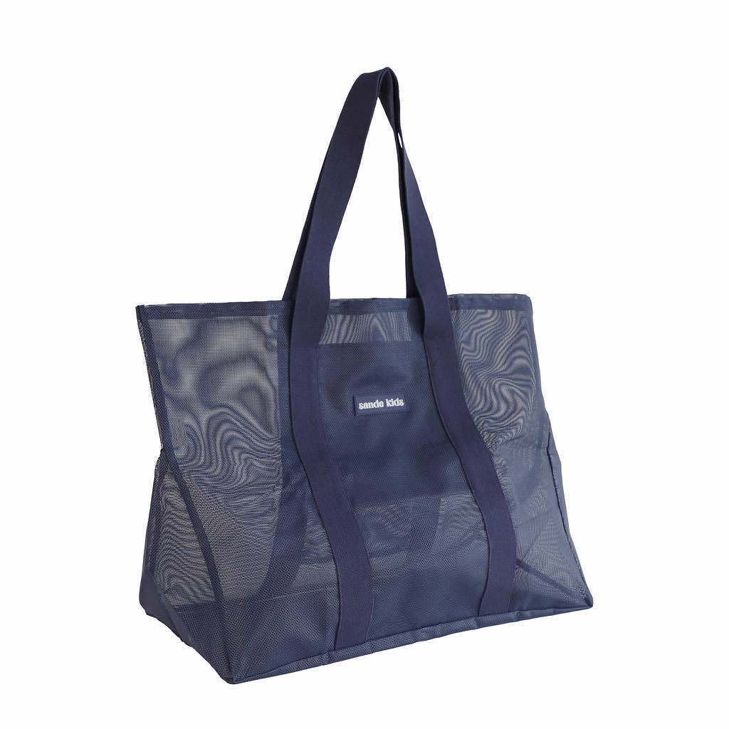 Beach Hauler™ Mesh Beach Bag - Deep Sea - Abigail Fox Designs Nantucket