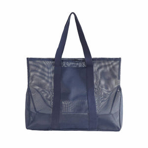 Beach Hauler™ Mesh Beach Bag - Deep Sea - Abigail Fox Designs Nantucket