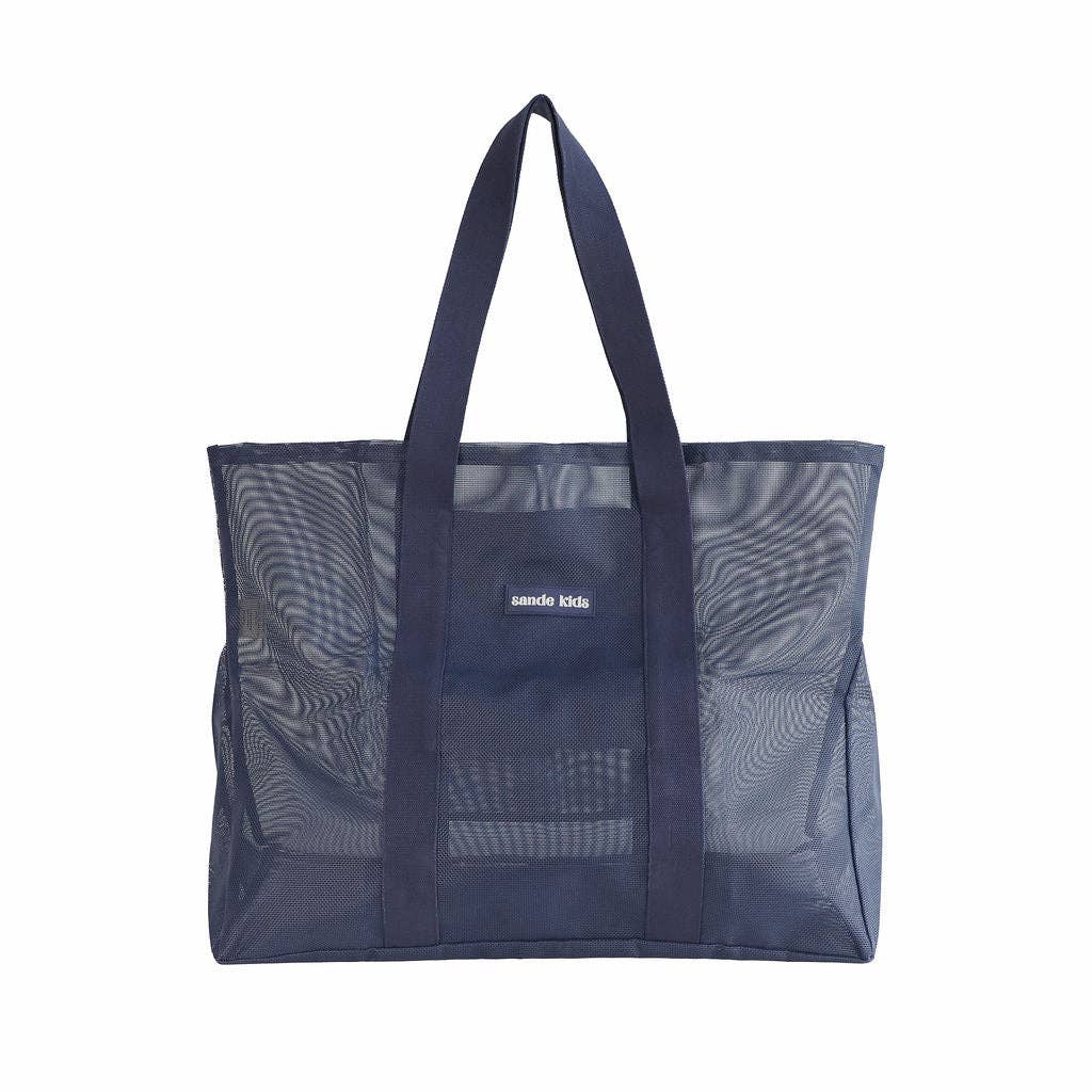Beach Hauler™ Mesh Beach Bag - Deep Sea - Abigail Fox Designs Nantucket