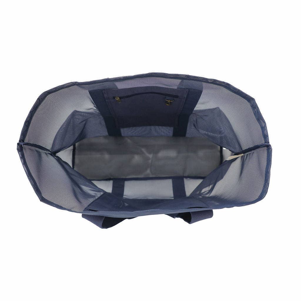 Beach Hauler™ Mesh Beach Bag - Deep Sea - Abigail Fox Designs Nantucket