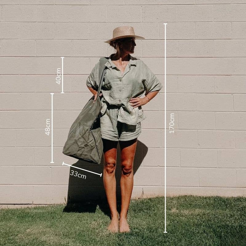 Beach Hauler™ Mesh Beach Bag - Pandanus - Abigail Fox Designs Nantucket