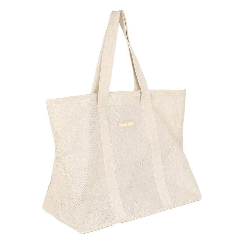 Beach Hauler™ Mesh Beach Bag - Sand - Abigail Fox Designs Nantucket
