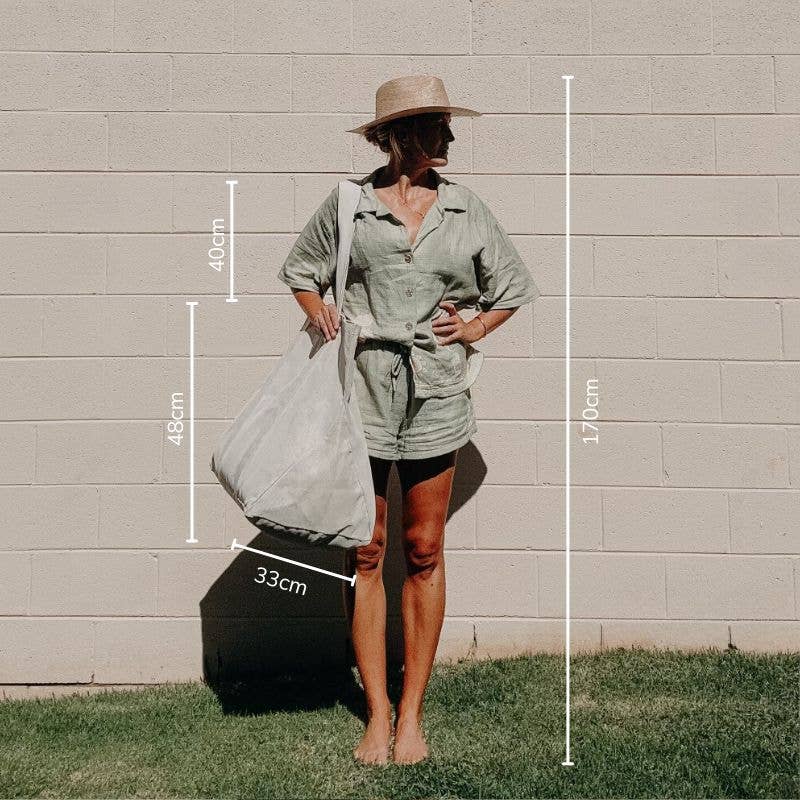 Beach Hauler™ Mesh Beach Bag - Sand - Abigail Fox Designs Nantucket