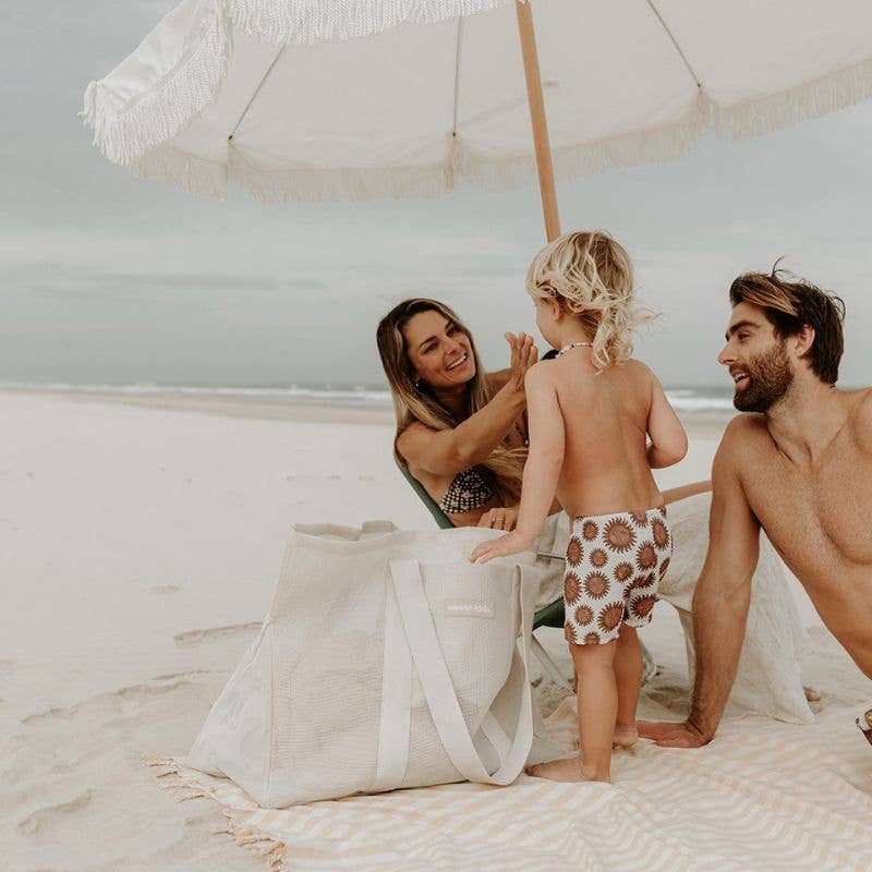 Beach Hauler™ Mesh Beach Bag - Sand - Abigail Fox Designs Nantucket