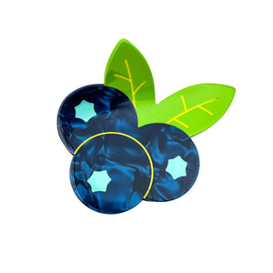 Blueberry Hair Claw Clip, Acetate Fruit Hair Clip - Abigail Fox Designs Nantucket