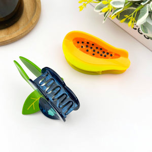 Blueberry Hair Claw Clip, Acetate Fruit Hair Clip - Abigail Fox Designs Nantucket