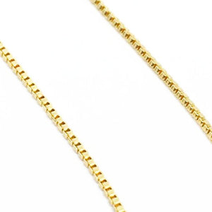 Box Chain Very Thin 0.5mm 18k Gold Filled, Abigail Fox - Abigail Fox Designs