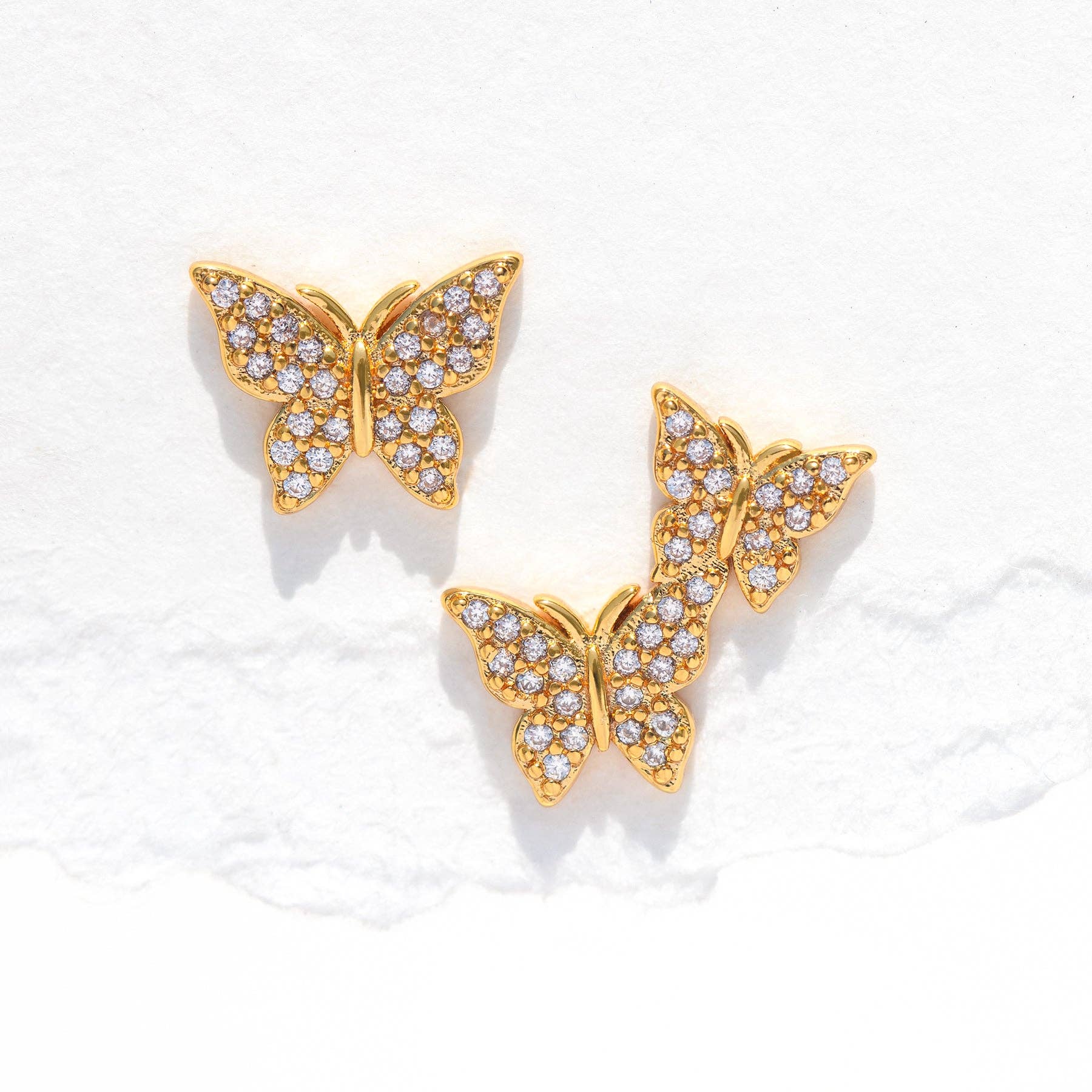 Butterfly Bliss Stud Earrings - Abigail Fox Designs