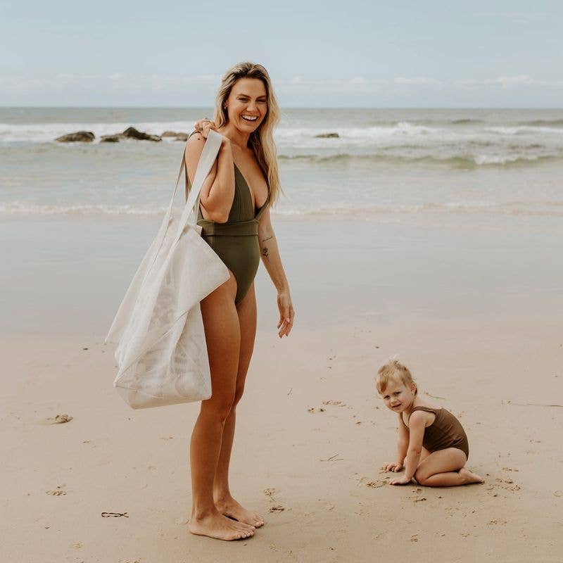 Beach Hauler™ Mesh Beach Bag - Sand
