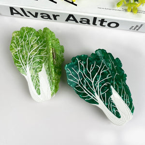 Cabbage Claw Clip, Vegetable Hair Clip - Abigail Fox Designs Nantucket