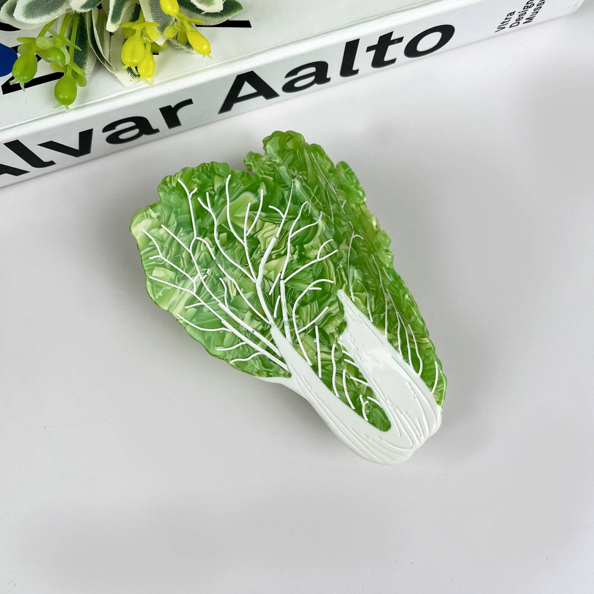 Cabbage Claw Clip, Vegetable Hair Clip - Abigail Fox Designs Nantucket
