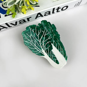 Cabbage Claw Clip, Vegetable Hair Clip - Abigail Fox Designs Nantucket