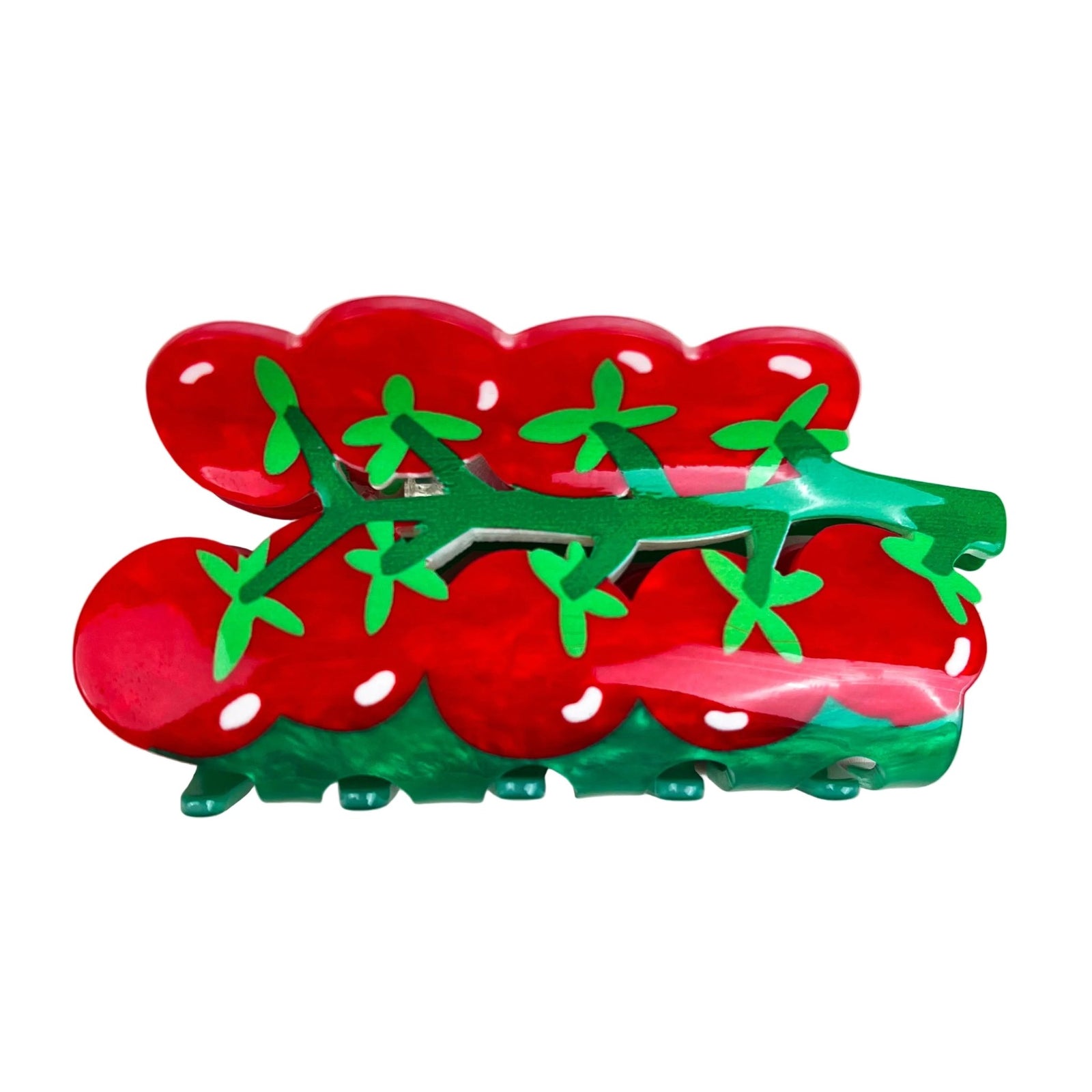 Cartoon Fruit Hair Clips Tomato Claw Clip - Abigail Fox Designs Nantucket