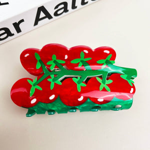 Cartoon Fruit Hair Clips Tomato Claw Clip - Abigail Fox Designs Nantucket