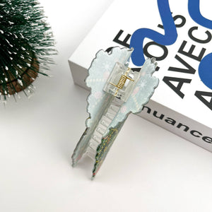 Christmas Tree Hair Clip,Christmas Claw Clip - Abigail Fox Designs Nantucket