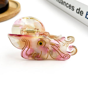 Color-Changing Octopus Claw Clip, Marine Animal Hair Clip - Abigail Fox Designs Nantucket