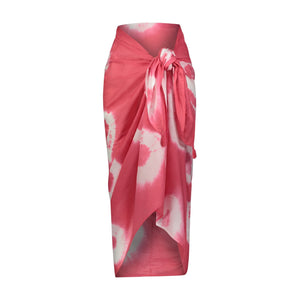 Cotton Saline Pareo Hibiscus Tie - Dye - Abigail Fox Designs Nantucket