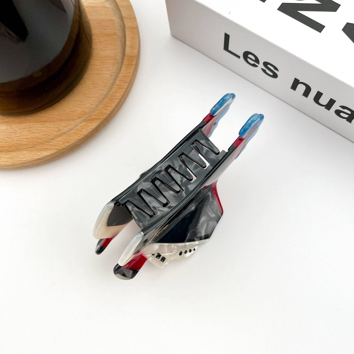 Cruise Ship Hair Clip, Acetate Claw Clip - Abigail Fox Designs Nantucket